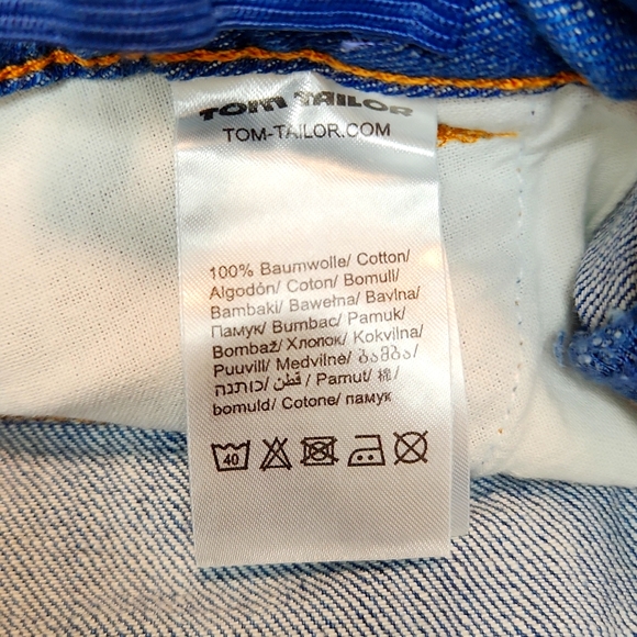 Tom Tailor Denim Shorts W/ Studded pockes, Size XS/128EU/8US ~ NWT - Picture 8 of 12